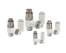 ตัวปรับความเร็วลม Speed controller with pilot check valve asp smc